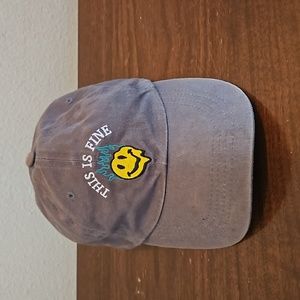 SOLD This Is Fine Melting Smiley Hat